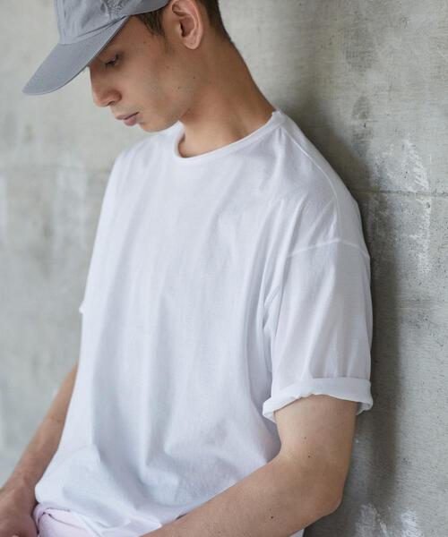 YLEVE(イレーヴ)の「YLEVE / ALBINI COTTON PULL OVER(Tシャツ/カットソー・メンズ・ブラック/ホワイト・4/5)」の5枚目の写真
