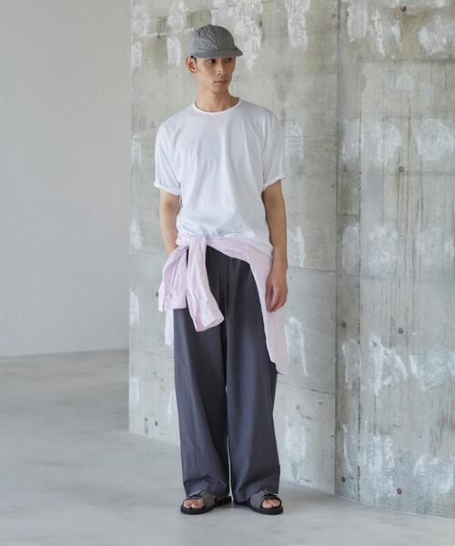 YLEVE(イレーヴ)の「YLEVE / ALBINI COTTON PULL OVER(Tシャツ/カットソー・メンズ・ブラック/ホワイト・4/5)」の6枚目の写真