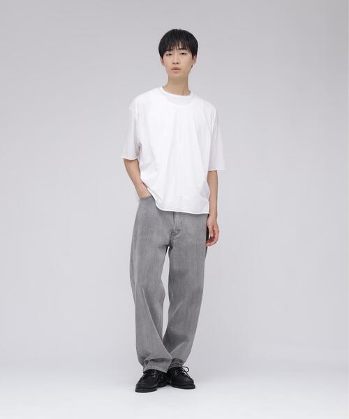 YLEVE(イレーヴ)の「YLEVE / ALBINI COTTON PULL OVER(Tシャツ/カットソー・メンズ・ブラック/ホワイト・4/5)」の8枚目の写真