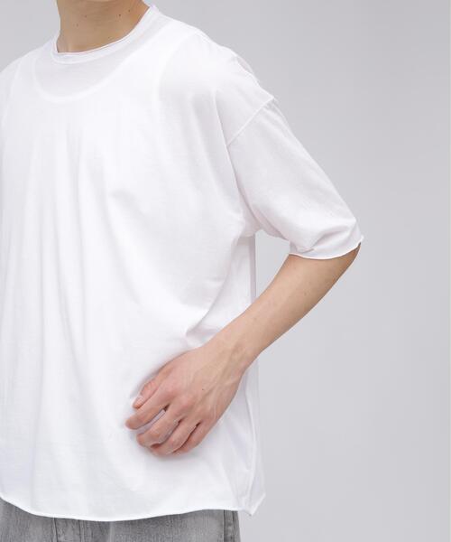 YLEVE(イレーヴ)の「YLEVE / ALBINI COTTON PULL OVER(Tシャツ/カットソー・メンズ・ブラック/ホワイト・4/5)」の12枚目の写真
