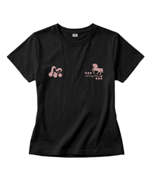 MORF シンボル ユニコーン スリムフィット 半袖Tシャツ ブラック