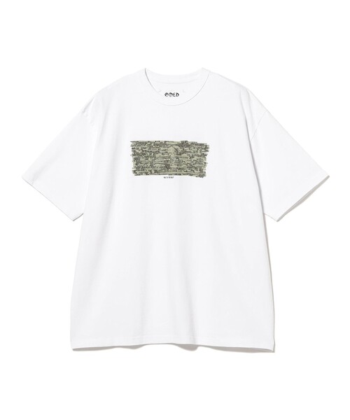 BEAMS T(ビームスティー)の「GOLDWOOD ART WORKS × KOSUKE KAWAMURA / Dollar T-shirt(Tシャツ/カットソー・メンズ・ブラック系その他4/ホワイト・M/S/XL/L)」の4枚目の写真