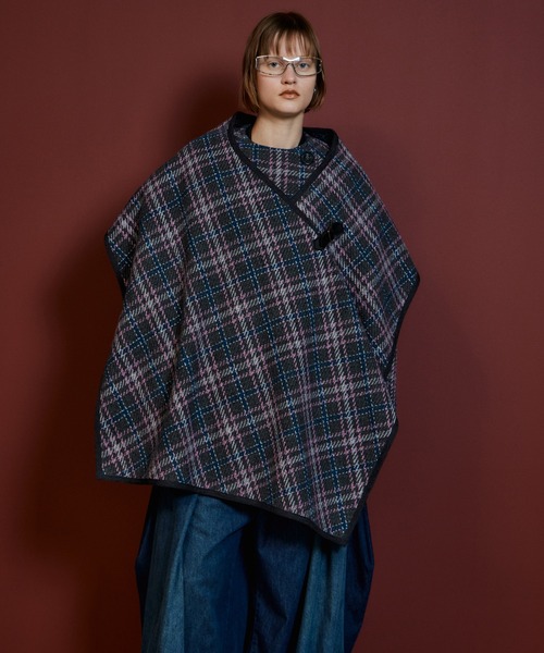 MAISON SPECIAL(メゾンスペシャル)の「【2026Autumn PRE-ORDER】2WAY Scarf Middle Coat/2WAYマフラーミドルコート(その他アウター・レディース・ブラウン/マルチ/ブラック・FREE)」の10枚目の写真
