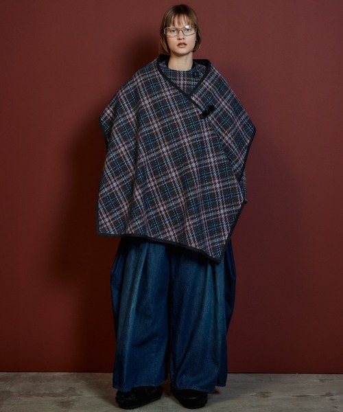 MAISON SPECIAL(メゾンスペシャル)の「【2026Autumn PRE-ORDER】2WAY Scarf Middle Coat/2WAYマフラーミドルコート(その他アウター・レディース・ブラウン/マルチ/ブラック・FREE)」の11枚目の写真