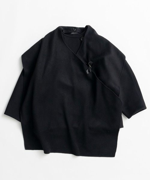 MAISON SPECIAL(メゾンスペシャル)の「【2026Autumn PRE-ORDER】2WAY Scarf Middle Coat/2WAYマフラーミドルコート(その他アウター・レディース・ブラウン/マルチ/ブラック・FREE)」の14枚目の写真