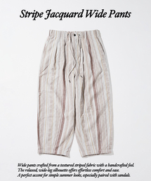 JOURNAL STANDARD | ストライプ ジャガード ワイド パンツ(その他パンツ)