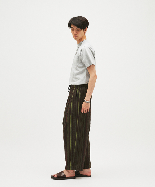 JOURNAL STANDARD(ジャーナルスタンダード)の「ストライプ ジャガード ワイド パンツ(その他パンツ・メンズ・カーキ/グレー/ブラウン・LARGE/MEDIUM)」の7枚目の写真