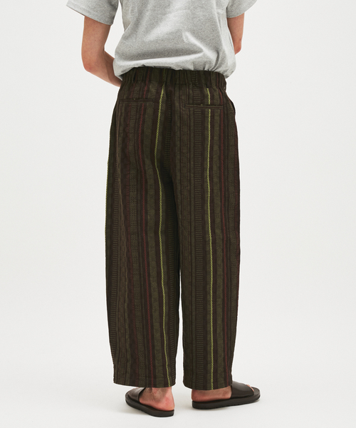 JOURNAL STANDARD(ジャーナルスタンダード)の「ストライプ ジャガード ワイド パンツ(その他パンツ・メンズ・カーキ/グレー/ブラウン・LARGE/MEDIUM)」の10枚目の写真