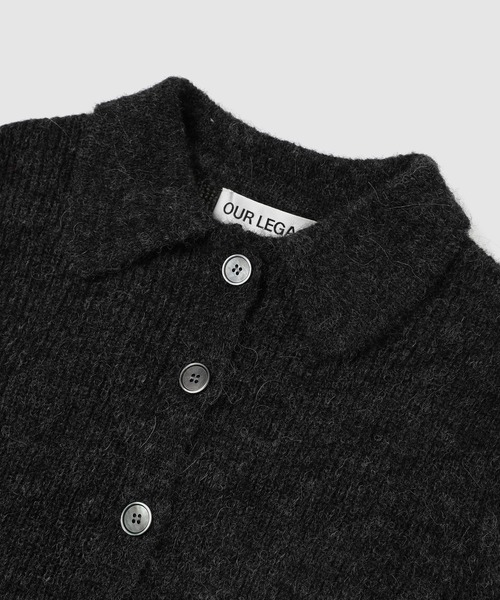 Our Legacy(アワーレガシー)の「OUR LEGACY MAZZY POLO(ニット/セーター・レディース・グレー・34/32)」の2枚目の写真