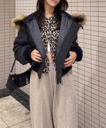 MOUSSY（マウジー）の「【26年AW新作】【展示会人気No.1】CROPPED N2-B（ブルゾン）」
