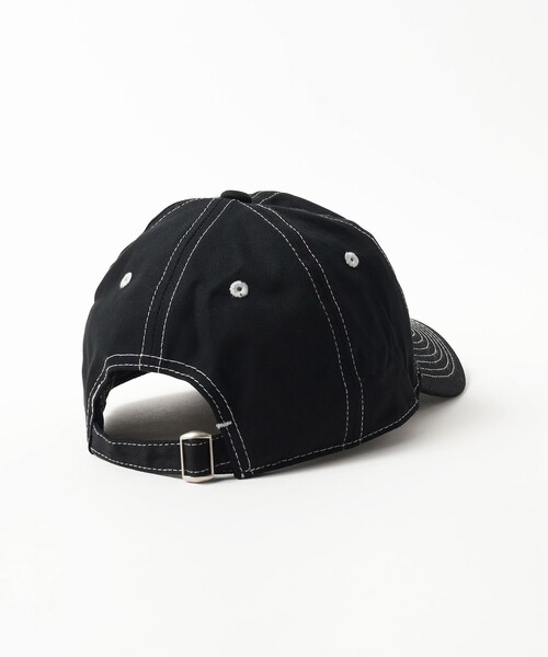 BEAMS HEART（ビームスハート）の「ロゴ 配色ステッチ キャップ（キャップ・メンズ・ブラック/ネイビー・ONE SIZE）」の3枚目の写真