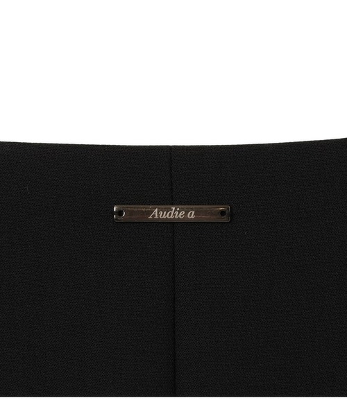 Audie a Muses（オーディアミューズ）の「ケープ風ジャケット（ノーカラージャケット・レディース・ベージュ/ブラック・42/38）」の6枚目の写真