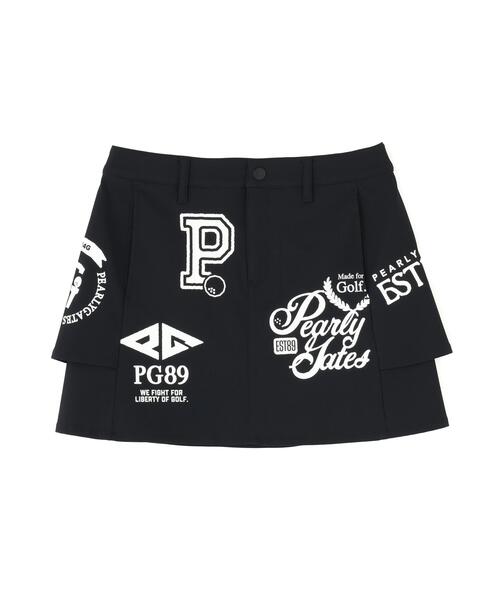 PEARLY GATES(パーリーゲイツ)の「【PEARLY GATES】【一部店舗&公式オンライン限定カラー有り】カレッジロゴPeストレッチドビースカート(スカート・レディース・ブラック系その他/ベージュ系その他・SMALL/LARGE/MEDIUM)」の7枚目の写真
