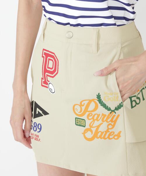 PEARLY GATES(パーリーゲイツ)の「【PEARLY GATES】【一部店舗&公式オンライン限定カラー有り】カレッジロゴPeストレッチドビースカート(スカート・レディース・ブラック系その他/ベージュ系その他・SMALL/LARGE/MEDIUM)」の13枚目の写真
