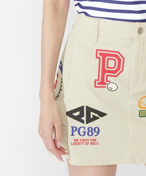 PEARLY GATES(パーリーゲイツ)の「【PEARLY GATES】【一部店舗&公式オンライン限定カラー有り】カレッジロゴPeストレッチドビースカート(スカート・レディース・ブラック系その他/ベージュ系その他・SMALL/LARGE/MEDIUM)」の14枚目の写真