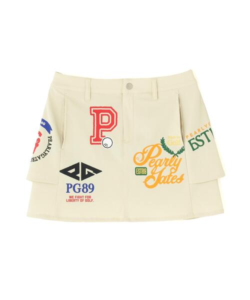 PEARLY GATES(パーリーゲイツ)の「【PEARLY GATES】【一部店舗&公式オンライン限定カラー有り】カレッジロゴPeストレッチドビースカート(スカート・レディース・ブラック系その他/ベージュ系その他・SMALL/LARGE/MEDIUM)」の17枚目の写真