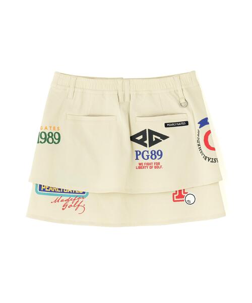PEARLY GATES(パーリーゲイツ)の「【PEARLY GATES】【一部店舗&公式オンライン限定カラー有り】カレッジロゴPeストレッチドビースカート(スカート・レディース・ブラック系その他/ベージュ系その他・SMALL/LARGE/MEDIUM)」の18枚目の写真