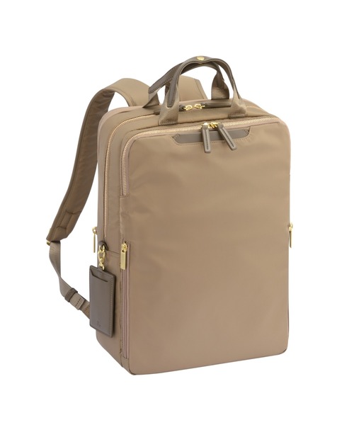 ace.(エース)の「フィッテム ビジネスリュック レディースビジネス A4/14.0インチPC収納 17/20L 68686(ビジネスバッグ・レディース・ブラック/チャコール/ブラック×ブラック/ベージュ・FREE)」の10枚目の写真