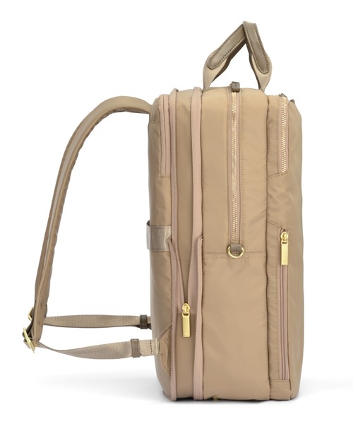 ace.(エース)の「フィッテム ビジネスリュック レディースビジネス A4/14.0インチPC収納 17/20L 68686(ビジネスバッグ・レディース・ブラック/チャコール/ブラック×ブラック/ベージュ・FREE)」の21枚目の写真