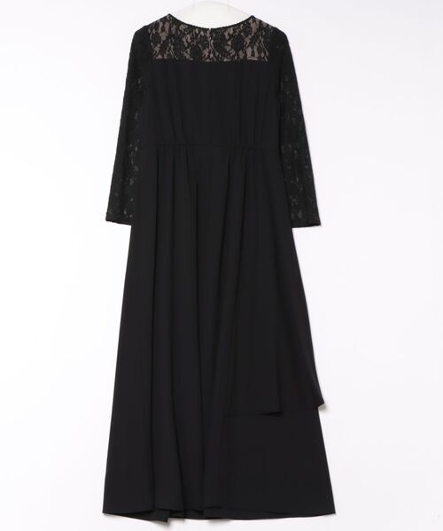 AIMER(エメ)の「レーススリーブビスチェデザインロングパーティードレス(ドレス・レディース・ネイビー/ブラック・LARGE/MEDIUM)」の20枚目の写真