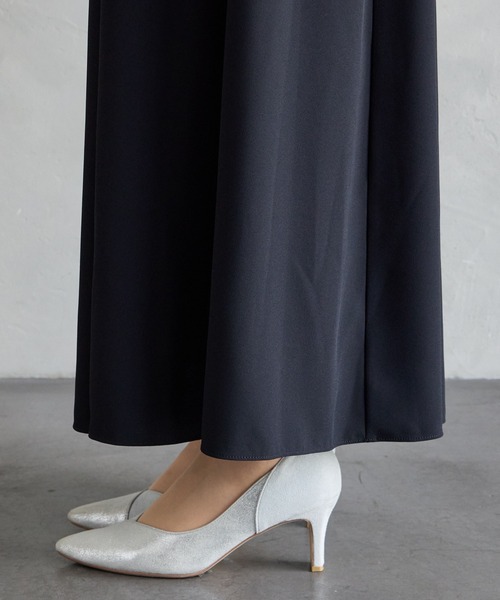 AIMER(エメ)の「レーススリーブビスチェデザインロングパーティードレス(ドレス・レディース・ネイビー/ブラック・LARGE/MEDIUM)」の14枚目の写真