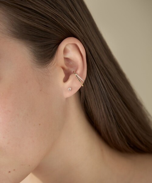 ete bijoux（エテビジュー）の「[ピース] K10YG モルガナイト ピアス（ピアス（片耳用）・レディース・イエローゴールド・FREE）」の5枚目の写真