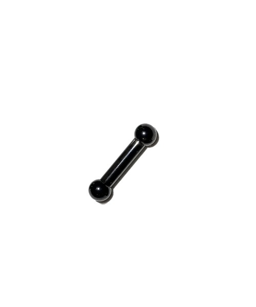 MORPH(モルフ)の「MORPH モルフ バーベル ボディーピアス 8ゲージ 8mm~16mm(ピアス(片耳用)・レディース・ブラック・8/10/12/14/16)」の1枚目の写真