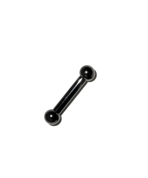MORPH(モルフ)の「MORPH モルフ バーベル ボディーピアス 8ゲージ 8mm~16mm(ピアス(片耳用)・レディース・ブラック・8/10/12/14/16)」の4枚目の写真