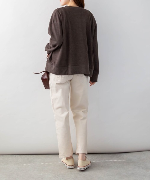 ElegChic（エレグシック）の「コットンワッフルカーディガン（カーディガン/ボレロ・レディース・ネイビー/パープル/ブラック/チャコールグレー・4L/XL/M）」の15枚目の写真