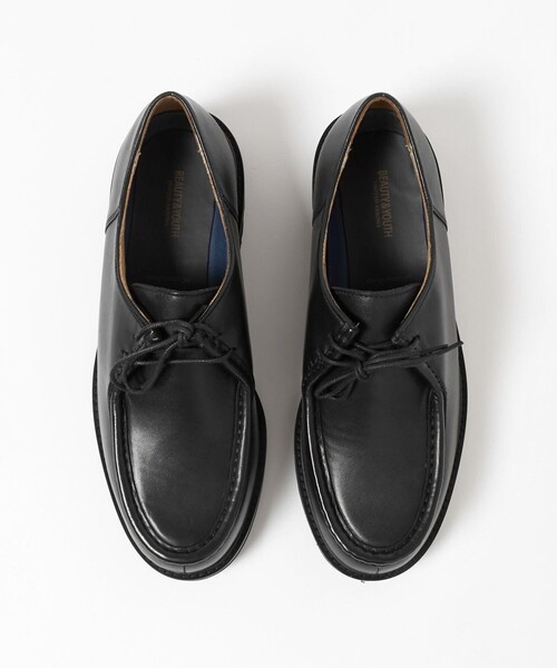 BEAUTY&YOUTH UNITED ARROWS(ビューティーアンドユースユナイテッドアローズ)の「“all time shoes” チロリアン シューズ(モカシン/デッキシューズ・メンズ・ブラック・9h/7/9/7h/8/8h/10)」の5枚目の写真