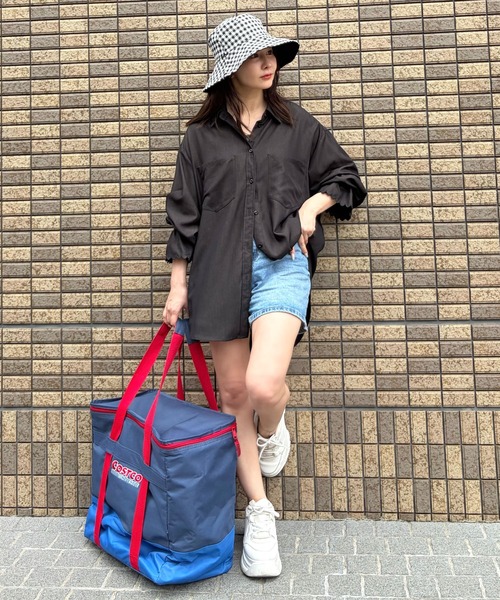 CHERI since1985(シェリ)の「袖スカラップオーバーシャツ(シャツ/ブラウス・レディース・アイボリー/イエロー/ブラック・FREE)」の2枚目の写真