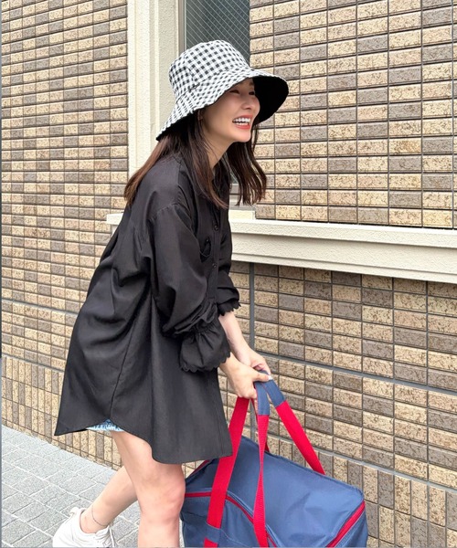 CHERI since1985(シェリ)の「袖スカラップオーバーシャツ(シャツ/ブラウス・レディース・アイボリー/イエロー/ブラック・FREE)」の10枚目の写真
