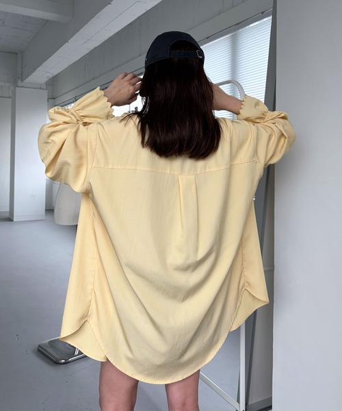 CHERI since1985(シェリ)の「袖スカラップオーバーシャツ(シャツ/ブラウス・レディース・アイボリー/イエロー/ブラック・FREE)」の13枚目の写真