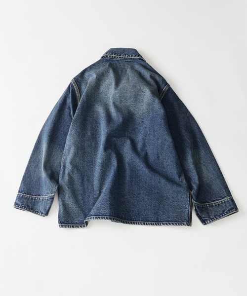 JOURNAL STANDARD relume(ジャーナルスタンダード レリューム)の「クラフトデニム 13.5OZ カバーオール(デニムジャケット・メンズ・ネイビー/ブラック系その他/ブルー系その他・MEDIUM/LARGE)」の14枚目の写真
