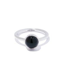 【quip queint】orbit ring/オービット リング オニキス ムーンストーン