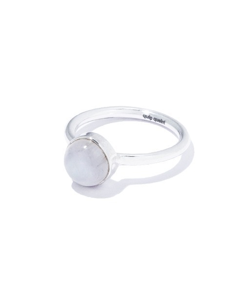 quip queint(クイップクエイント)の「【quip queint】orbit ring/オービット リング オニキス ムーンストーン(リング・レディース・シルバー×オニキス/ストーン・#15/#9/#13/#11)」の8枚目の写真