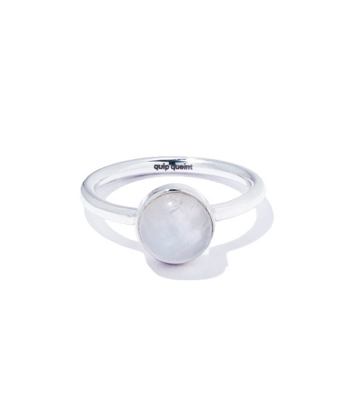 quip queint(クイップクエイント)の「【quip queint】orbit ring/オービット リング オニキス ムーンストーン(リング・レディース・シルバー×オニキス/ストーン・#15/#9/#13/#11)」の7枚目の写真