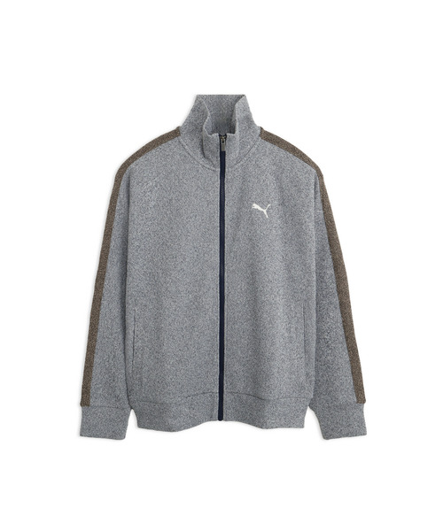 PUMA(プーマ)の「PUMA プーマ メンズ ESS エレベーテッド ニット トラックジャケット(ジャージ・メンズ・ブラック/ネイビー/グレー系その他・XX-LARGE/LARGE/X-LARGE/SMALL/MEDIUM)」の3枚目の写真