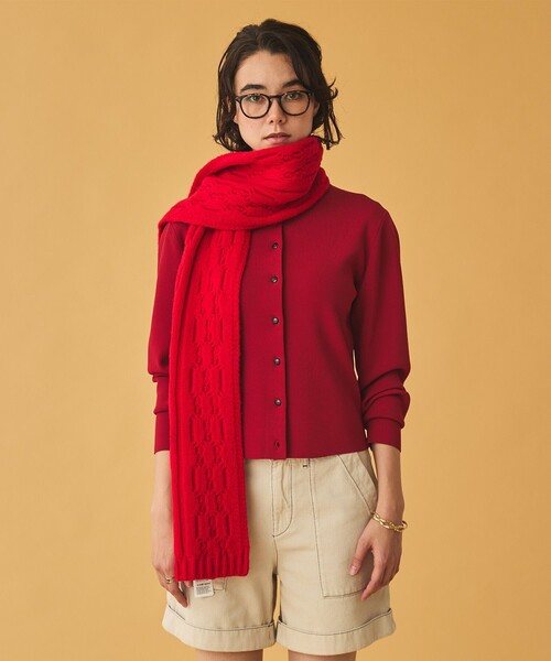 AIGLE(エーグル)の「UVカット ロングスリーブ カーディガン(Tシャツ/カットソー・レディース・グレー/レッド/ダークネイビー・L/M/S)」の4枚目の写真