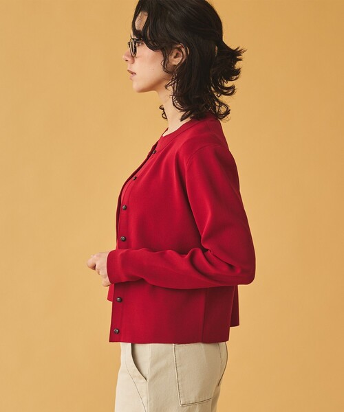 AIGLE(エーグル)の「UVカット ロングスリーブ カーディガン(Tシャツ/カットソー・レディース・グレー/レッド/ダークネイビー・L/M/S)」の6枚目の写真