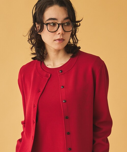 AIGLE(エーグル)の「UVカット ロングスリーブ カーディガン(Tシャツ/カットソー・レディース・グレー/レッド/ダークネイビー・L/M/S)」の8枚目の写真