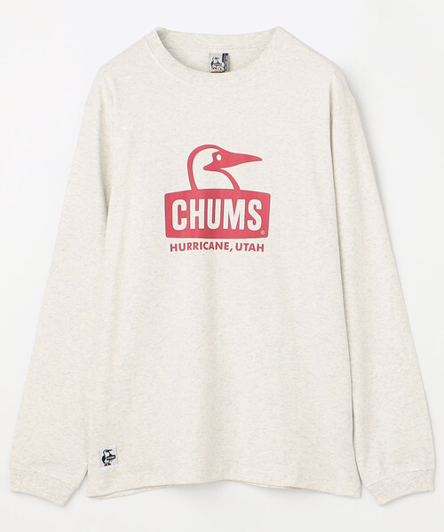CHUMS(チャムス)の「限定展開 CHUMS/チャムス ブービーフェイスブラッシュドロングスリーブTシャツ / Booby Face Brushed L/S T-Shirt / CH01-2667(Tシャツ/カットソー・メンズ・ホワイト/グレー/ブラック・MEDIUM/LARGE/X-LARGE/SMALL)」の3枚目の写真
