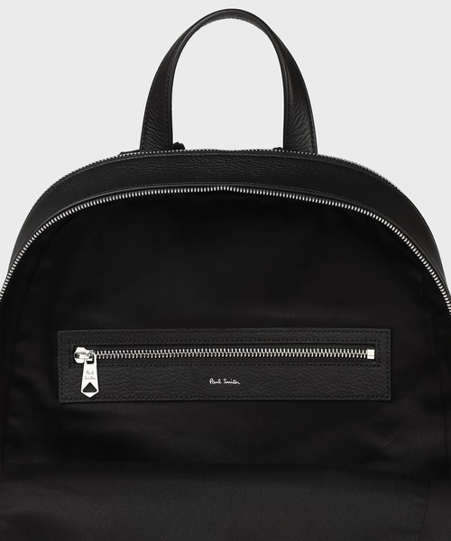 Paul Smith(ポールスミス)の「クリーンレザー トラベルバックパック【553461 N343R】(バックパック/リュック・メンズ・ブラック/グレイッシュベージュ・FREE)」の6枚目の写真