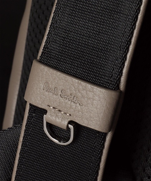 Paul Smith(ポールスミス)の「クリーンレザー トラベルバックパック【553461 N343R】(バックパック/リュック・メンズ・ブラック/グレイッシュベージュ・FREE)」の21枚目の写真