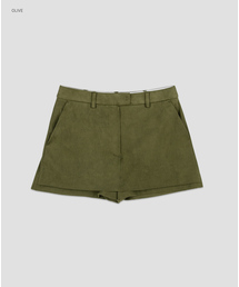 (PT-5830)SUEDE LOWRISE SKIRT PANTS