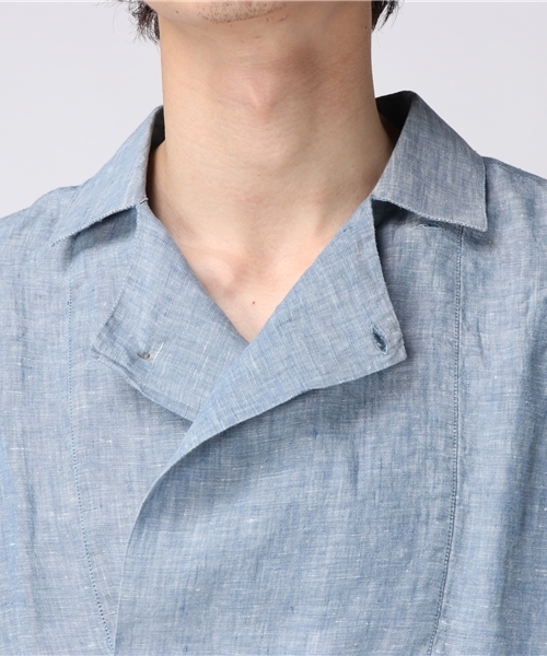 COMMUNE DE PARIS（コミューンドパリ）の「COMMUNE DE PARIS / SHIRT VILLETTE（シャツ/ブラウス・メンズ・サックスブルー・SMALL/LARGE/MEDIUM）」の4枚目の写真