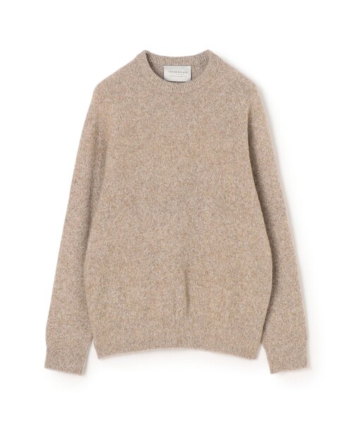 TOMORROWLAND (トゥモローランド)の「【WEB先行予約】TOMORROWLAND tricot メリノウール チーゼル起毛 クルーネックニット(ニット/セーター・メンズ・ベージュ/チャコールグレー/ダークブルー・L/M/S)」の3枚目の写真