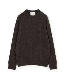 【WEB先行予約】TOMORROWLAND tricot メリノウール チーゼル起毛 クルーネックニット