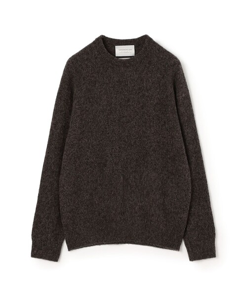 TOMORROWLAND (トゥモローランド)の「【WEB先行予約】TOMORROWLAND tricot メリノウール チーゼル起毛 クルーネックニット(ニット/セーター・メンズ・ベージュ/チャコールグレー/ダークブルー・L/M/S)」の2枚目の写真
