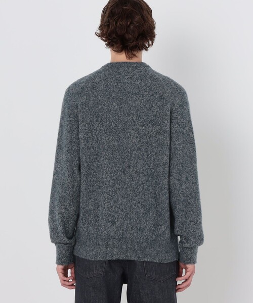 TOMORROWLAND (トゥモローランド)の「【WEB先行予約】TOMORROWLAND tricot メリノウール チーゼル起毛 クルーネックニット(ニット/セーター・メンズ・ベージュ/チャコールグレー/ダークブルー・L/M/S)」の8枚目の写真